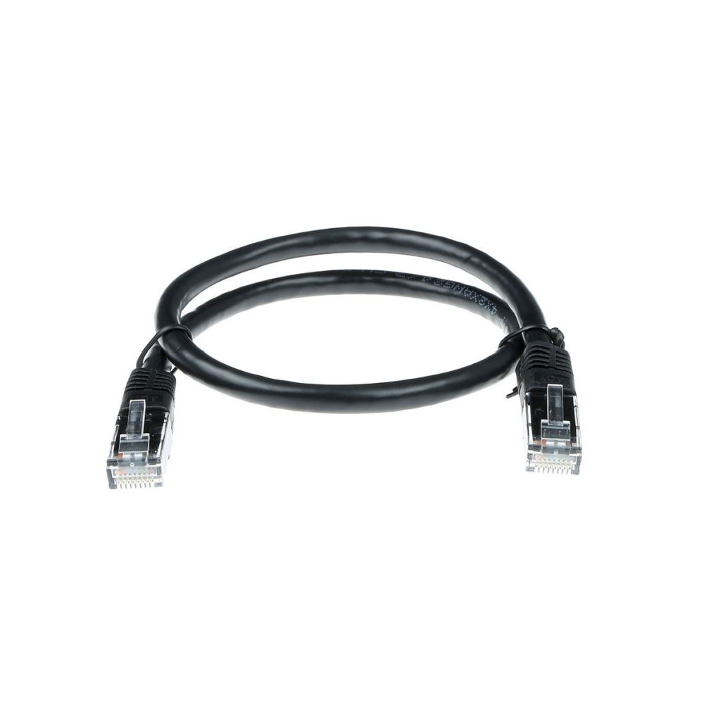 UTP patchcable black 0.5 m