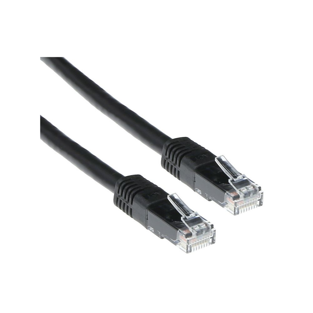 UTP patchcable black 1 m