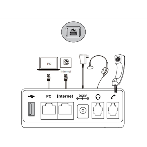SIP-T44W VoIP telefoon